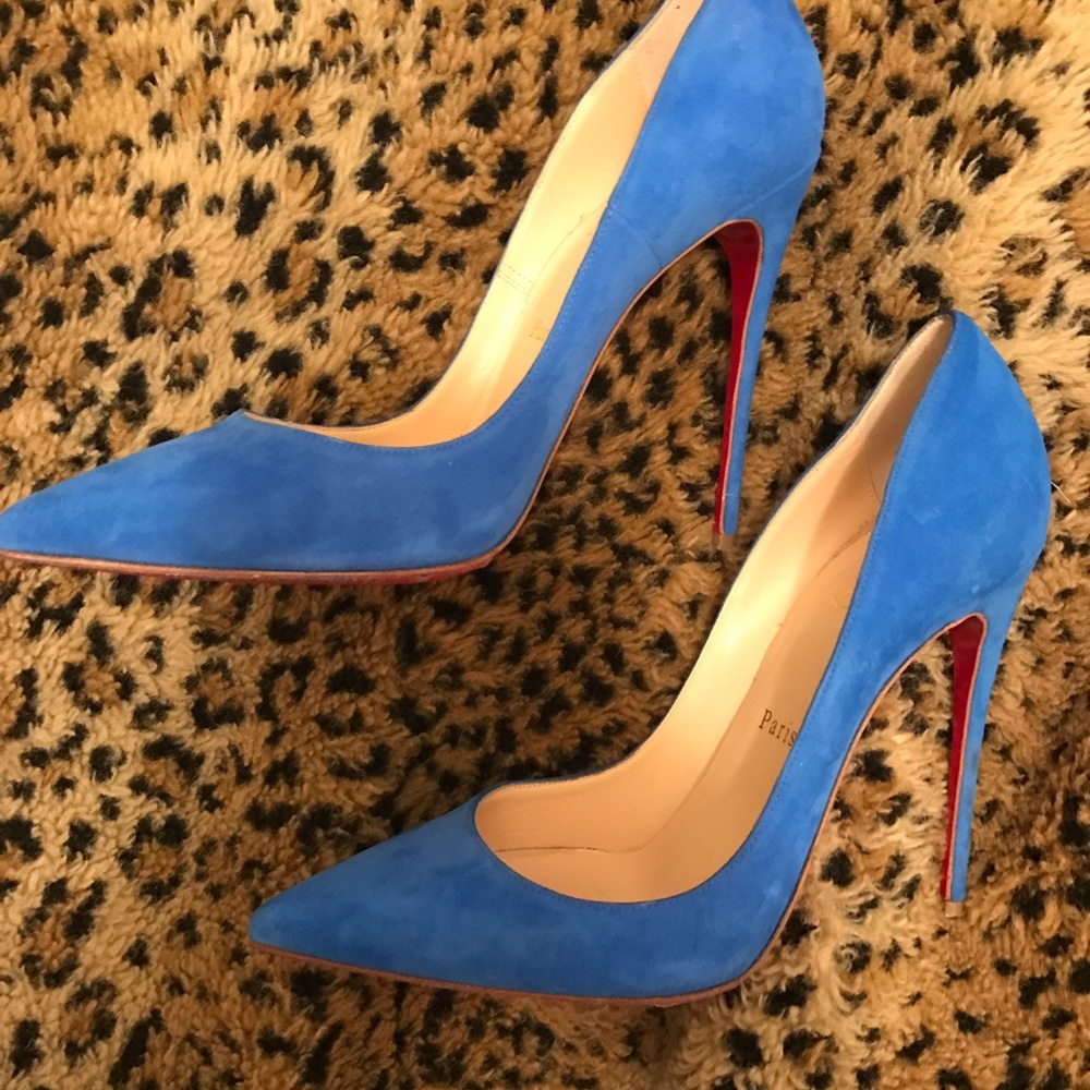 Blue Suede So Kate Christian Louboutins