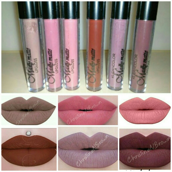 kleancolor Other - 6pc long lasting matte lipgloss Bundle