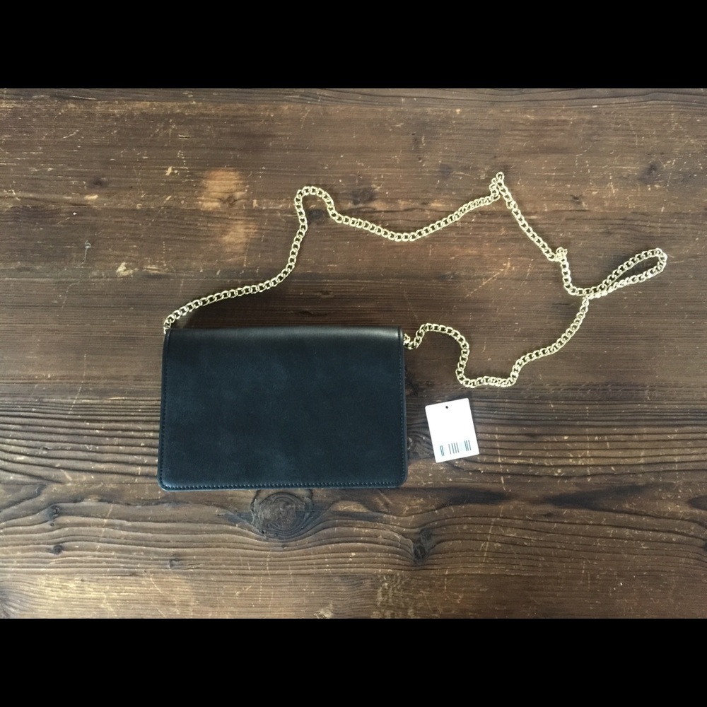 Black Chainlink Evening Bag Urban Outfitters