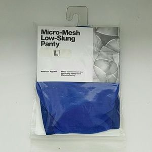 American Apparel Panty Micro-Mesh Low-Slung