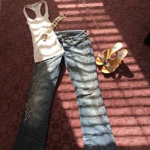 Bebe boot cut jeans
