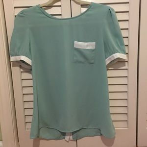 Boutique button back blouse