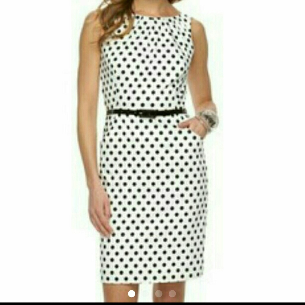 Chaps by Ralph Lauren polka dot dress