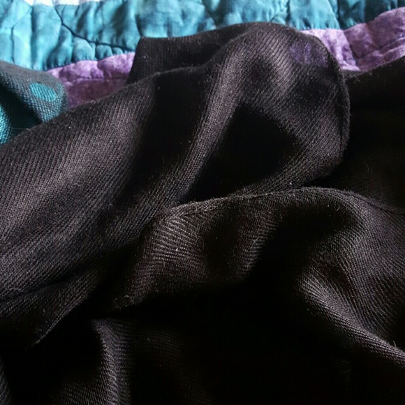 Set of 2 lightweight infinity scarves teal/black - Picture 4 of 6