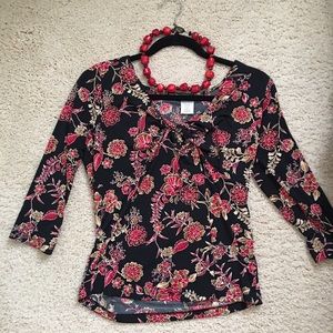 Stretch, comfortable Asian Flair top