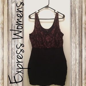 Brown Lace Express Dress
