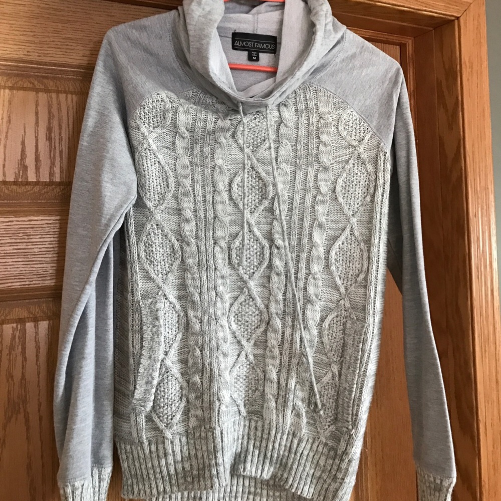 Super cute almost famous sweater with hood