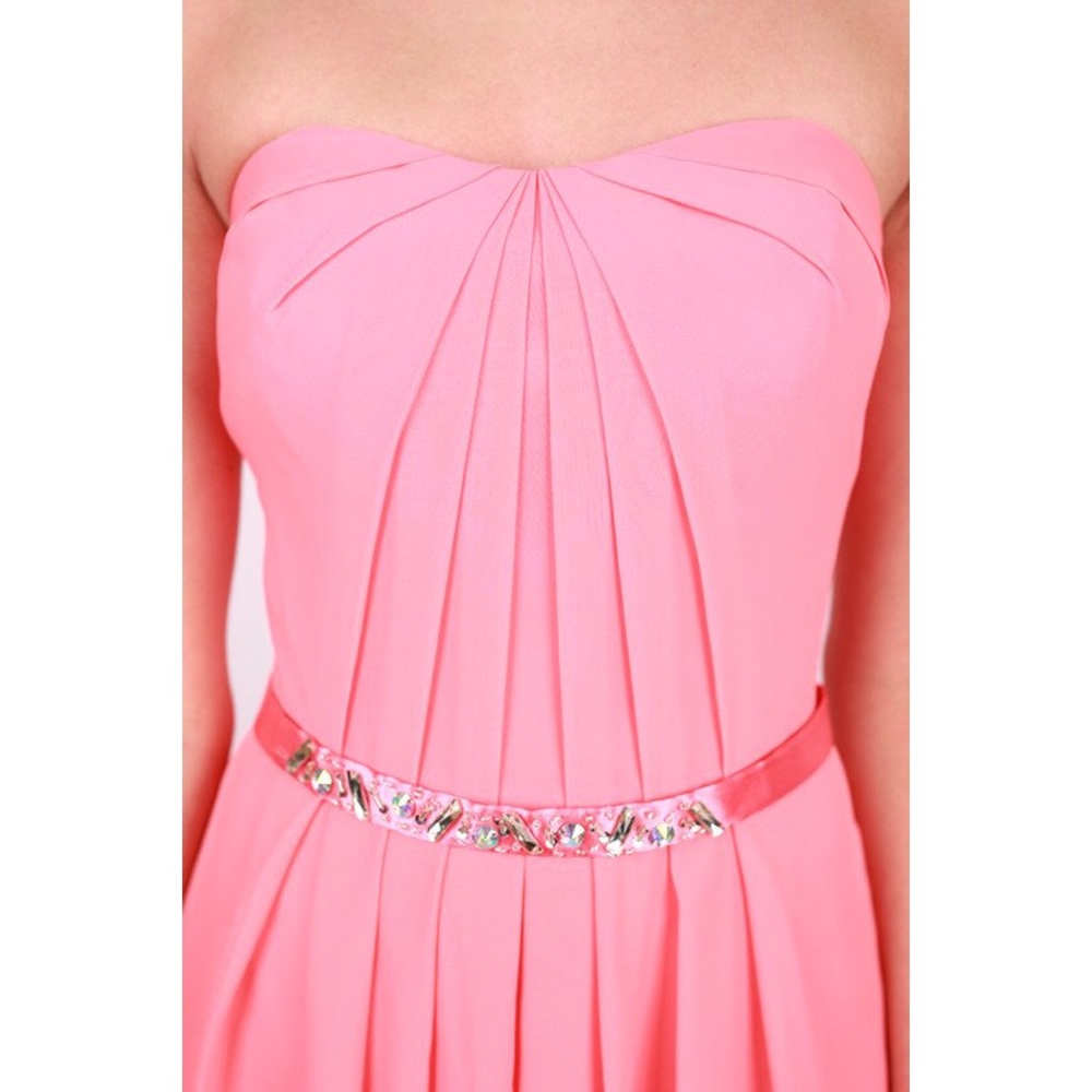 Coral Sweetheart Formal Dress with Rhinestones NWT - Picture 4 of 4
