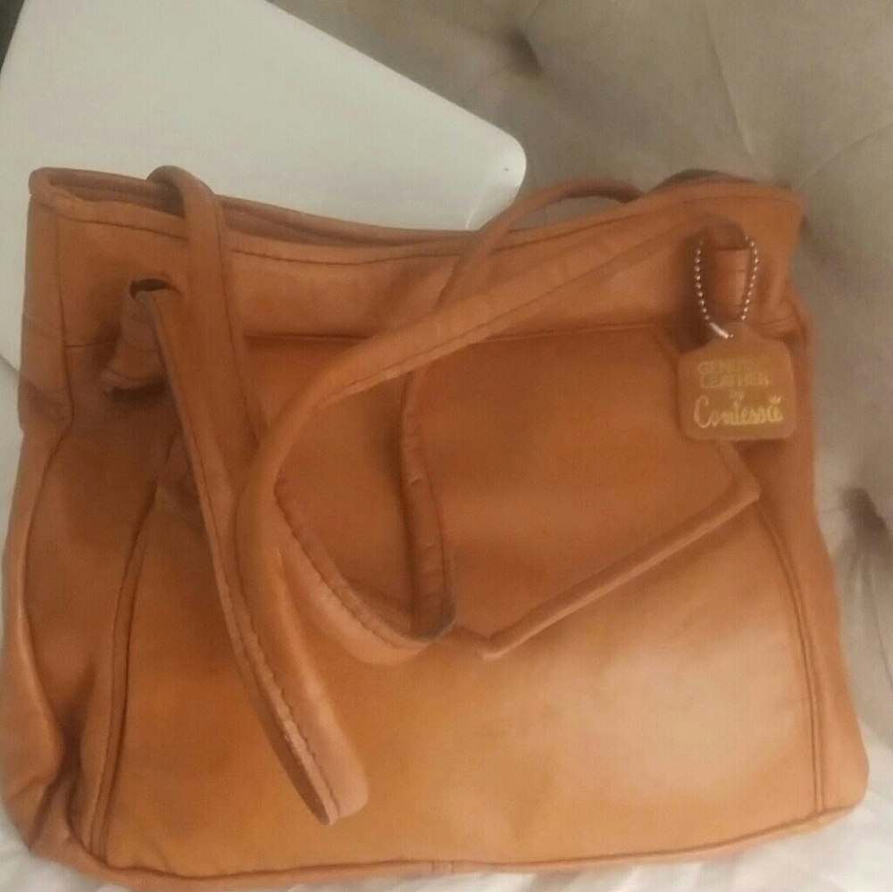 Leather medium bag