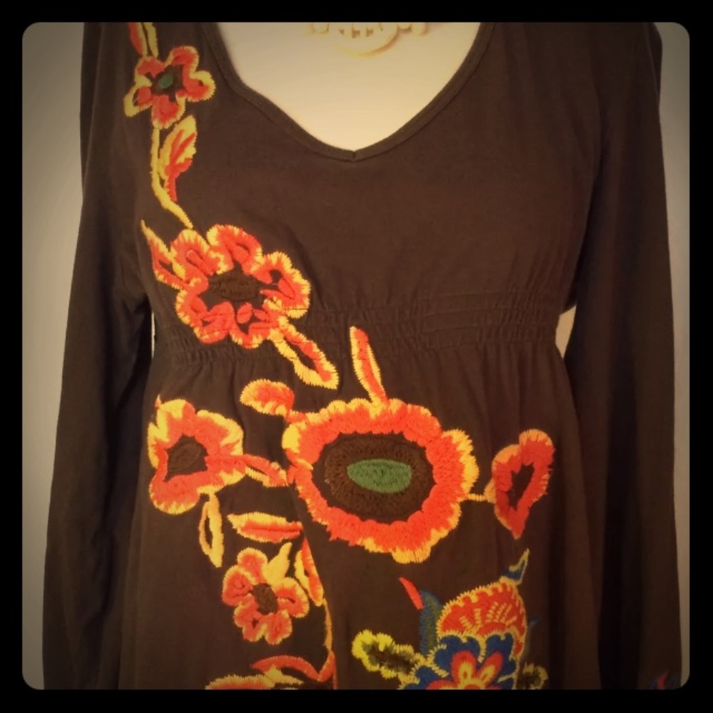 Knit Aziza cotton embroidered dress. cotton dress