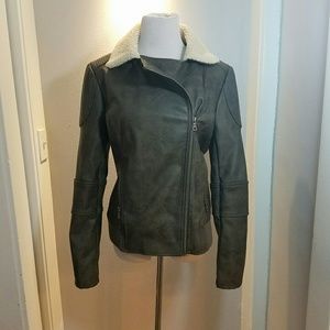 Sam Edelman NWOT Moto Jacket grey Sz L