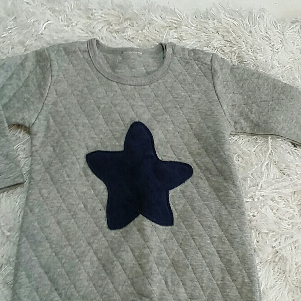 Blue Star Bodysuit. Kids - Picture 2 of 5