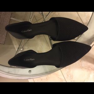 Calvin clown flat shoes