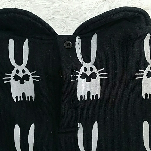 Gray Bunnies Bodysuit. Kids - Picture 6 of 6