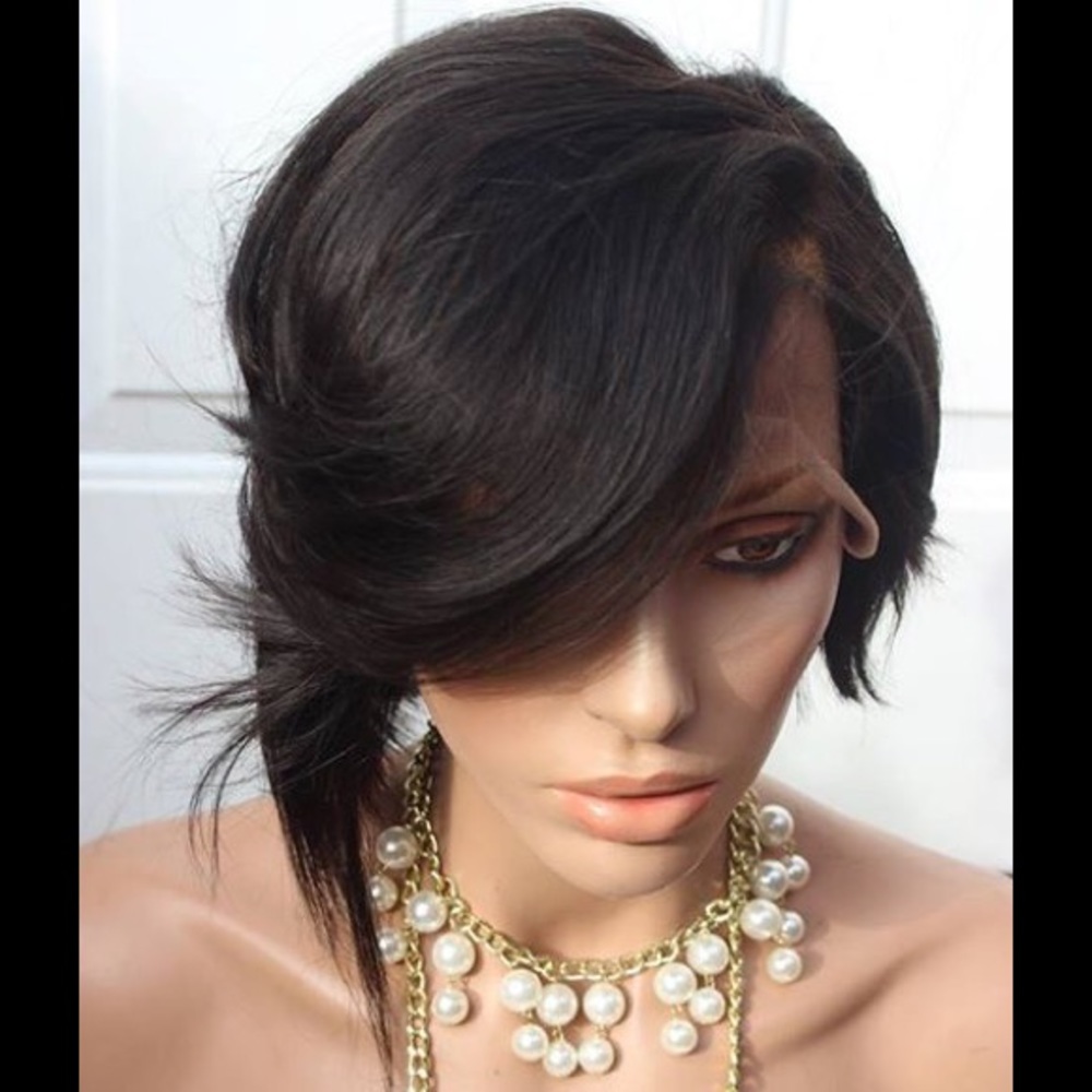Lace front wig