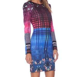 Clover Canyon  Enchanted Woodland Neoprene dress