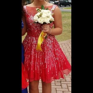 sherri hill. worn once. will take best offer.