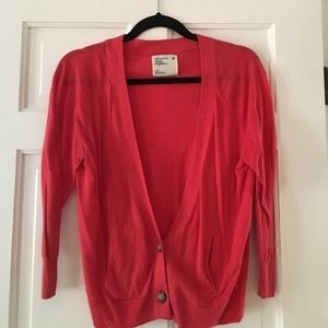 American Eagle cardigan neck sweater