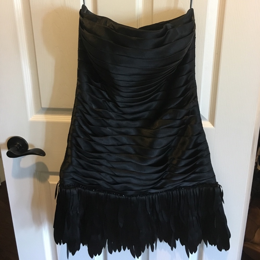 WHBM flapper style strapless cocktail dress