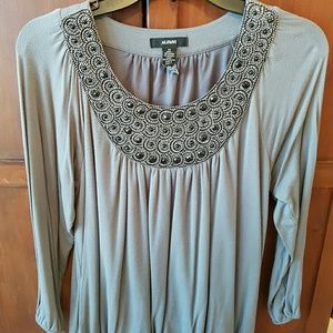 Dressy Scoop neck shirt