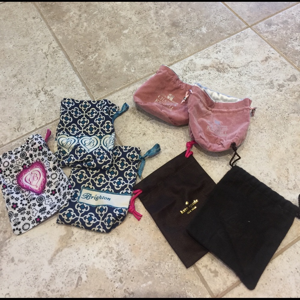 Assortment of jewelry bags
