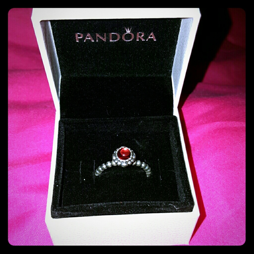 Authentic January Pandora ring