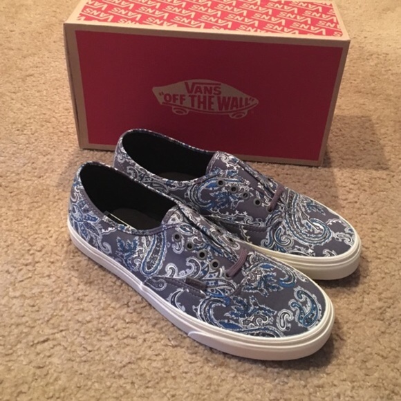 Vans Shoes - Vans Authentic CA Paisley Charcoal Sneakers