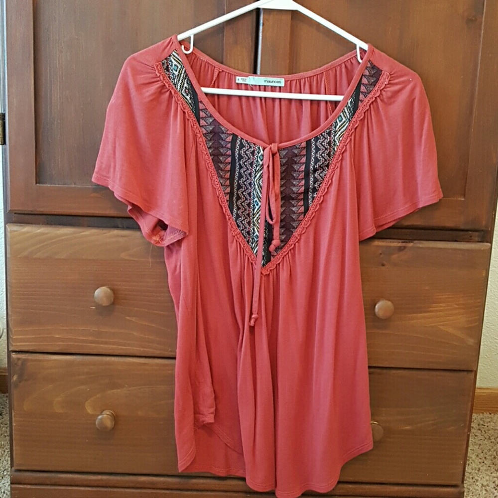 Short sleeve Maurice's blouse