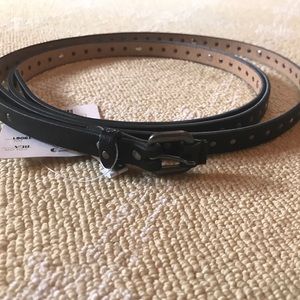 Doncaster Black Studded Belt NWT