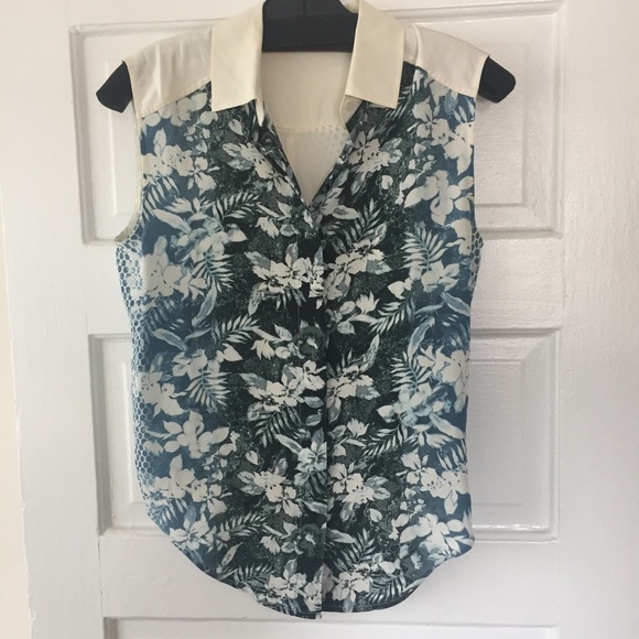 Alexander Wang sleeveless button up blouse - Picture 1 of 3