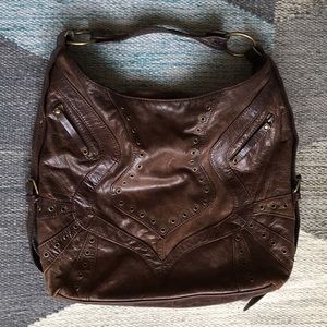 Steven by Steve Madden Leather Hobo Bag