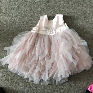 Light pink holiday dress