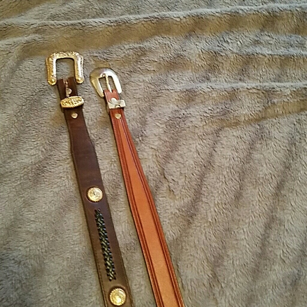 Leather belts