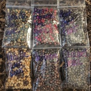 Glitter candle melts 6pack