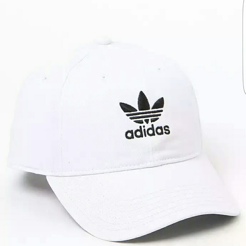 White adidas hat