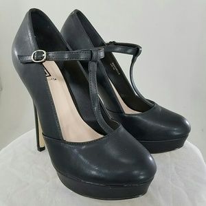 Signature Black Mary Jane Platform Heels