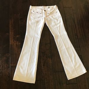Authentic FRANKIE B white denim jeans