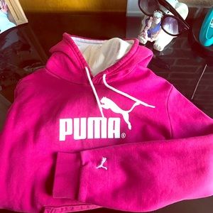 Hot Pink Puma Hoodie