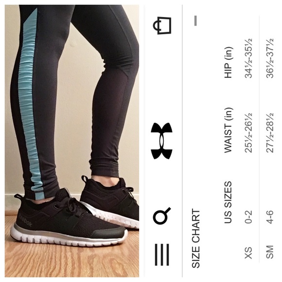 NWOT UNDER ARMOUR Perfect Stripe Legging - Picture 8 of 8