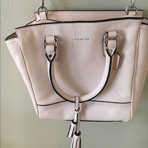 Coach mini tanner satchel