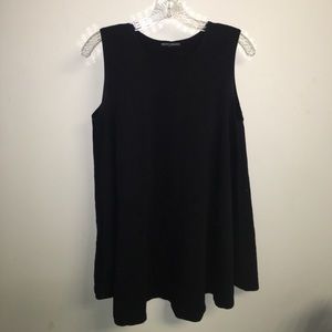 Black tent dress