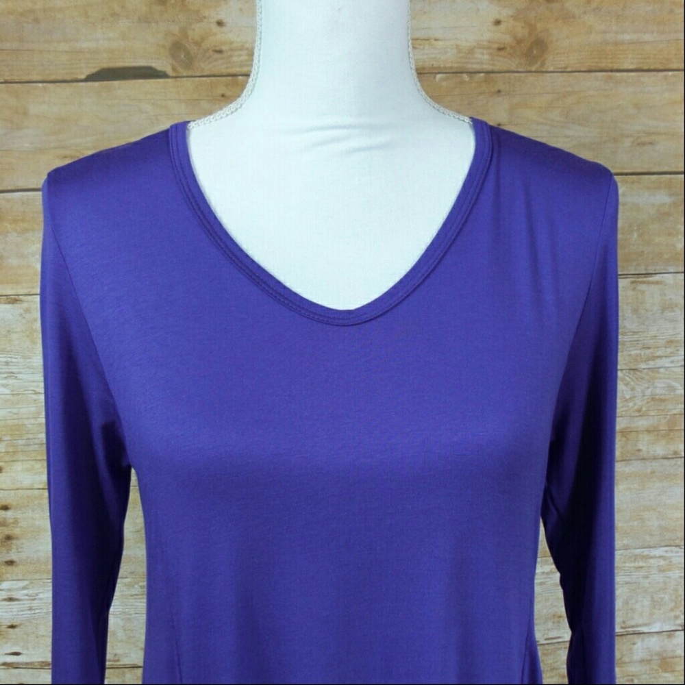 SML Pastels soft tunic with pockets - Picture 3 of 4