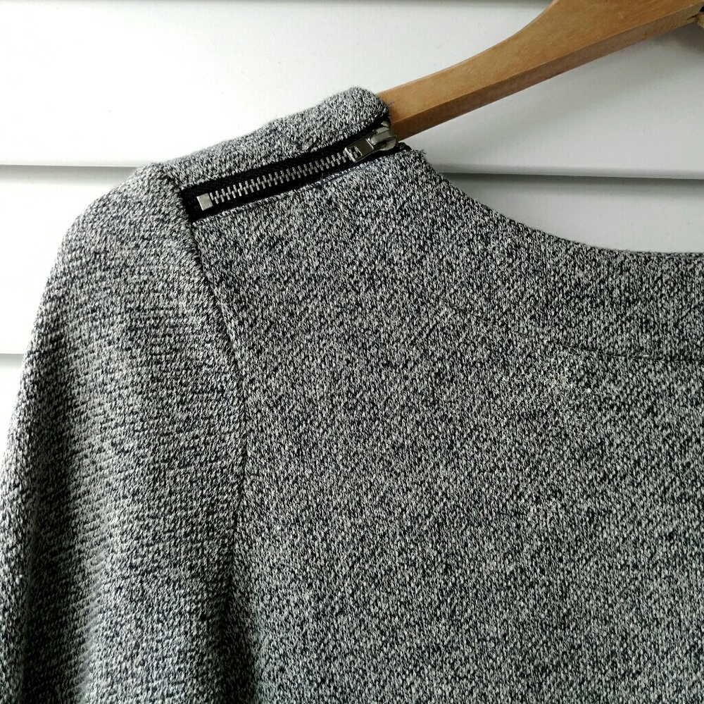 Grey Marled Sweater Dress