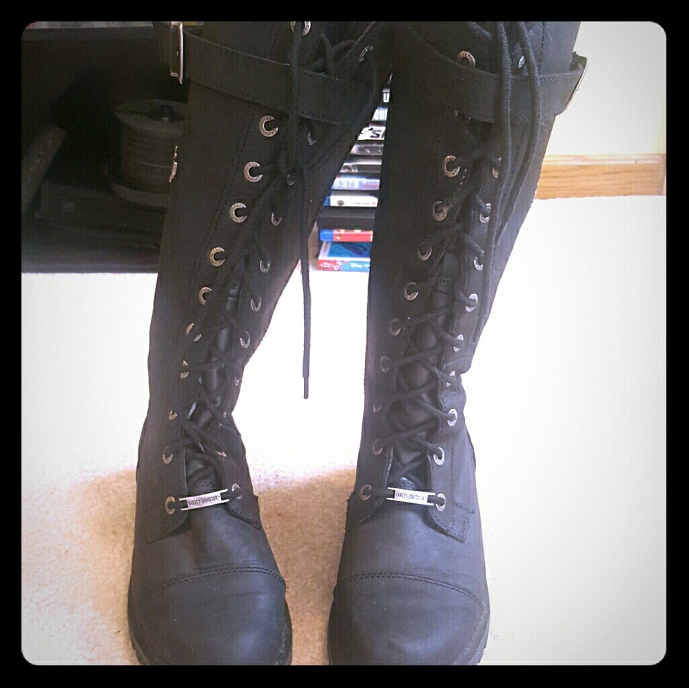 Great Condition Harley Boots