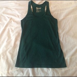 Forest green Nike tank