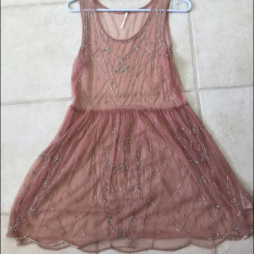 Free people beaded slip