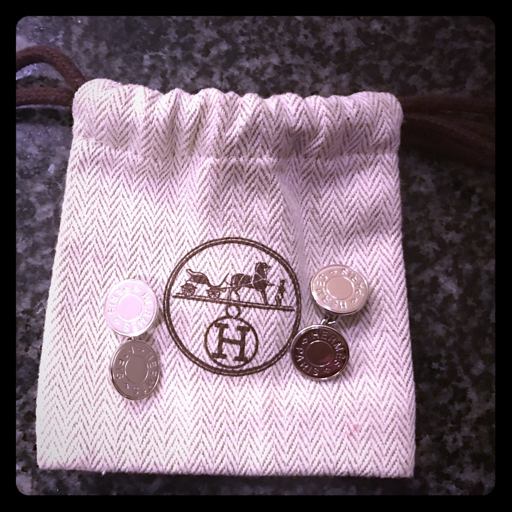Auth Hermes cufflinks