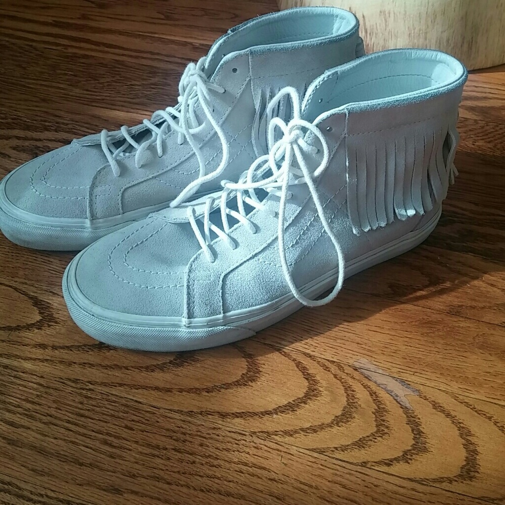 Vans Sk8 hi Moc Light grey suede. 41/W10/M8.5