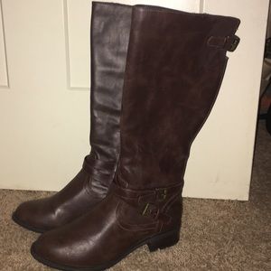 Soda knee high boots