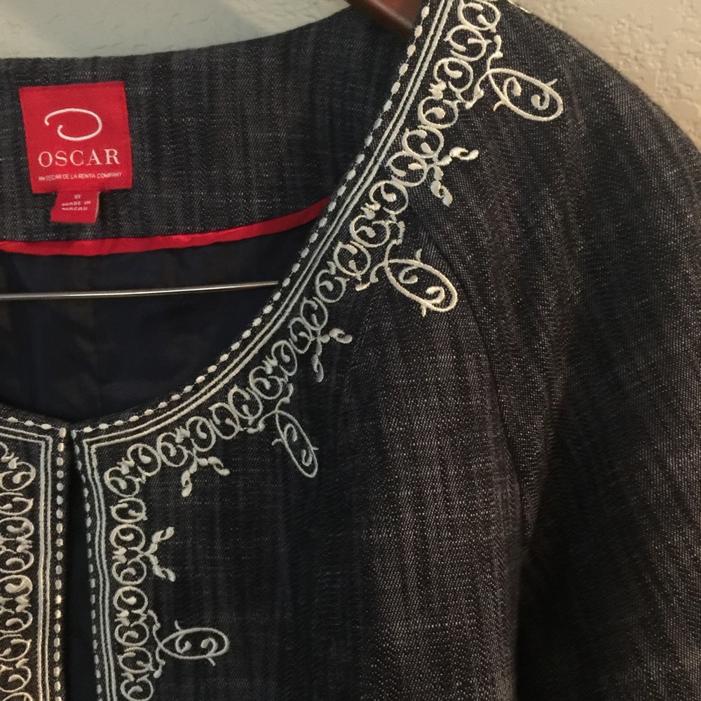 Oscar de la Renta Dolman 3/4 sleeves - Picture 1 of 4